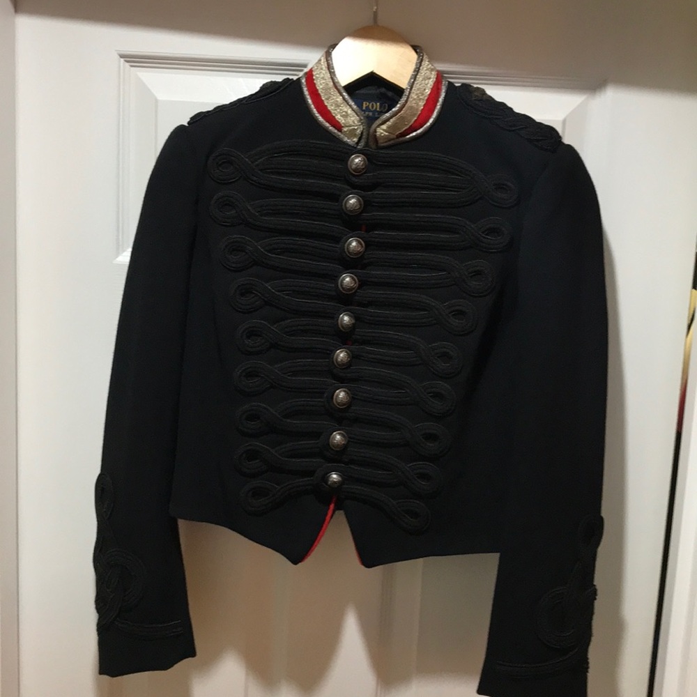 Black Polo Wool Jacket NWT